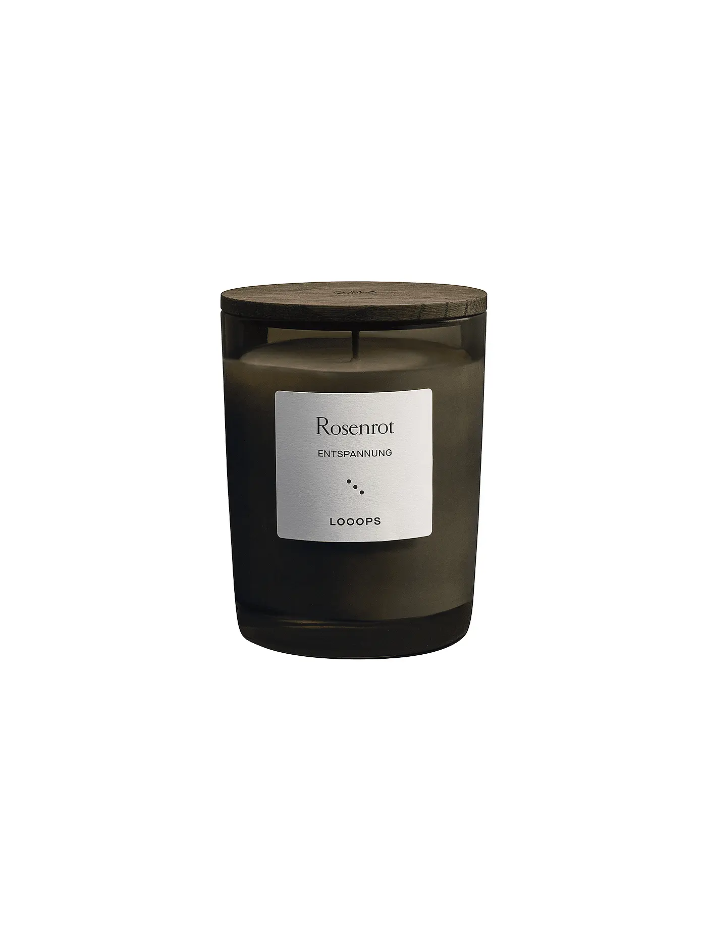LOOOPS | Duftkerze 250g BERGLUFT | dunkelgrün